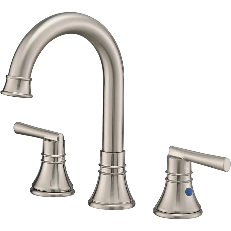 Widespread 2-handle Bathroom Faucet with Drain Assembly