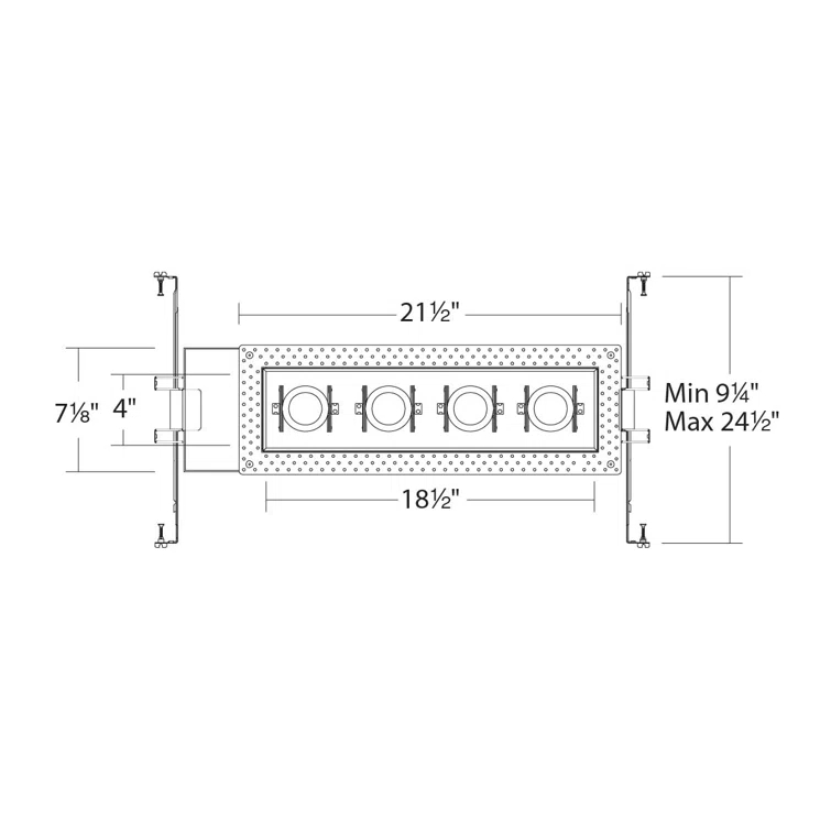 Silo Air-Tight Recessed Lighting Housing for New Construction