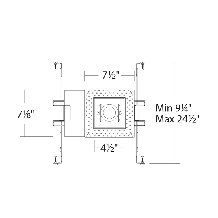 Silo Air-Tight Recessed Lighting Housing for New Construction