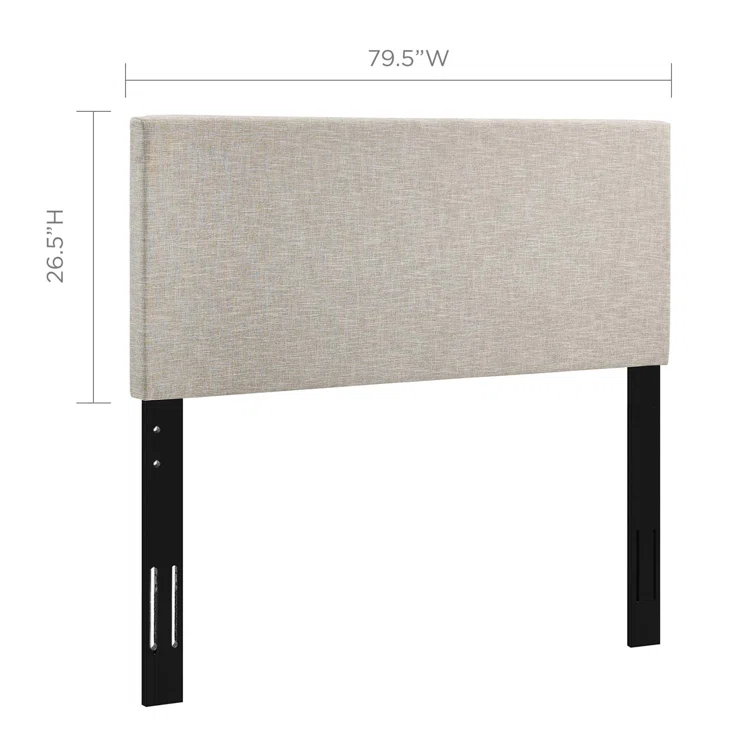 Modway Carson Carrington Stryn Upholstered Linen Fabric Headboard