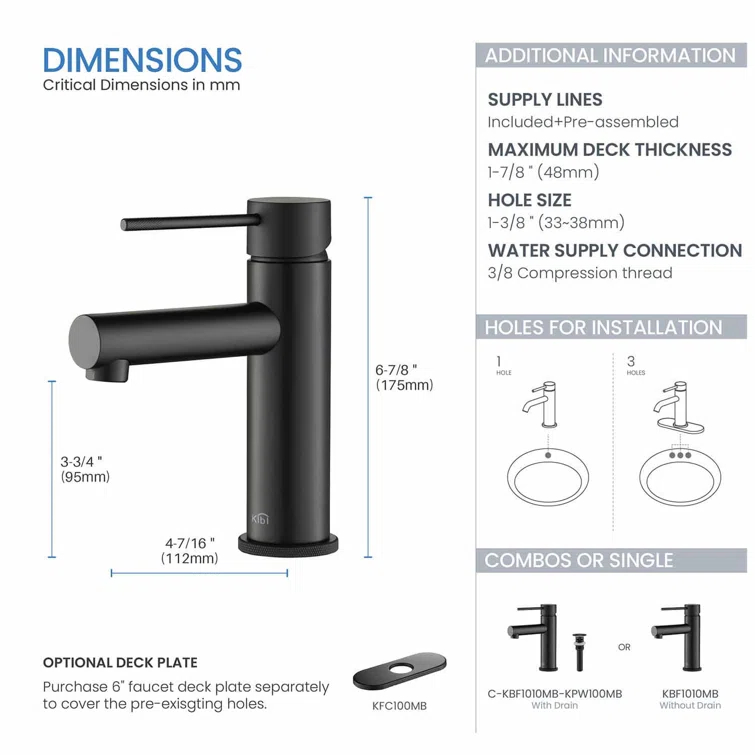 Circular X Single-Hole Single-handle Bathroom Faucet