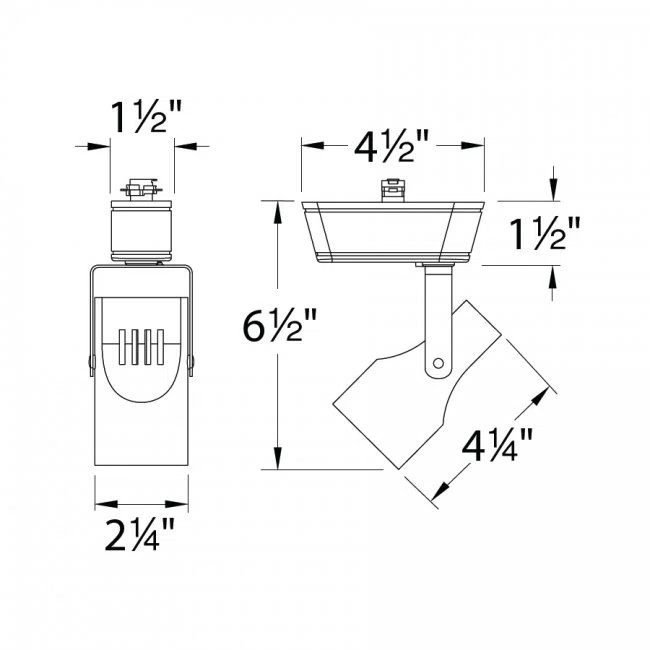LED Adjustable Track Head