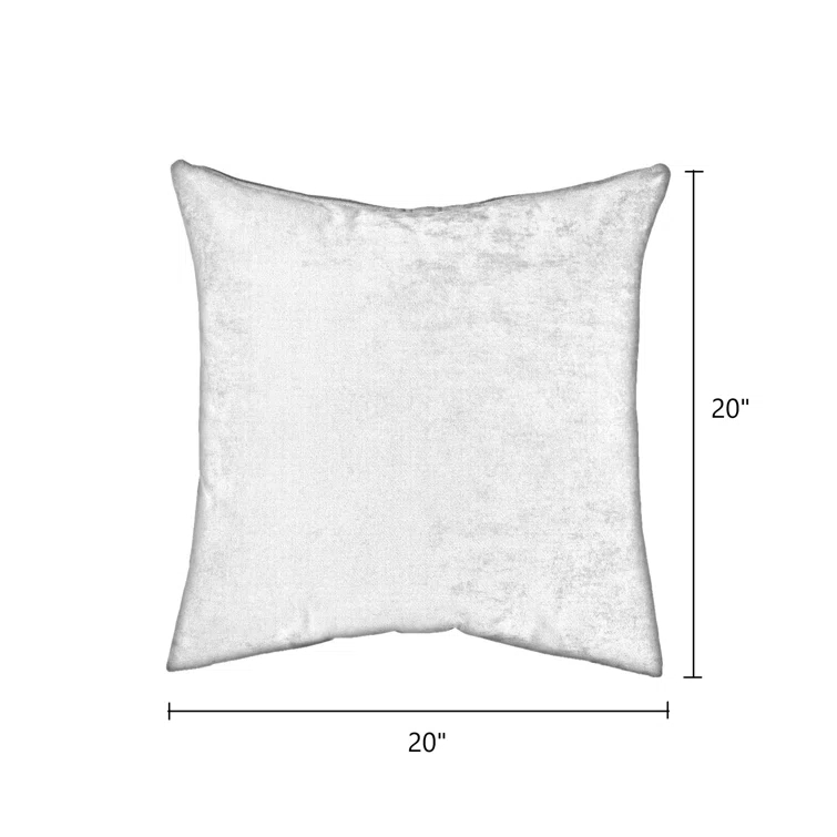 Velvet Polyester Throw Pillow