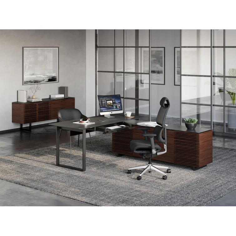 Corridor L-Shaped Executive Desk