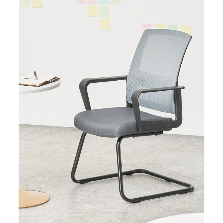 Clatina Waiting Room Chair with Metal Frame