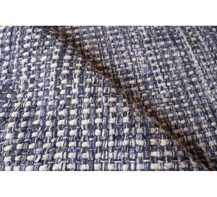 Ferrus Handmade Blue/Ivory/Gray Area Rug