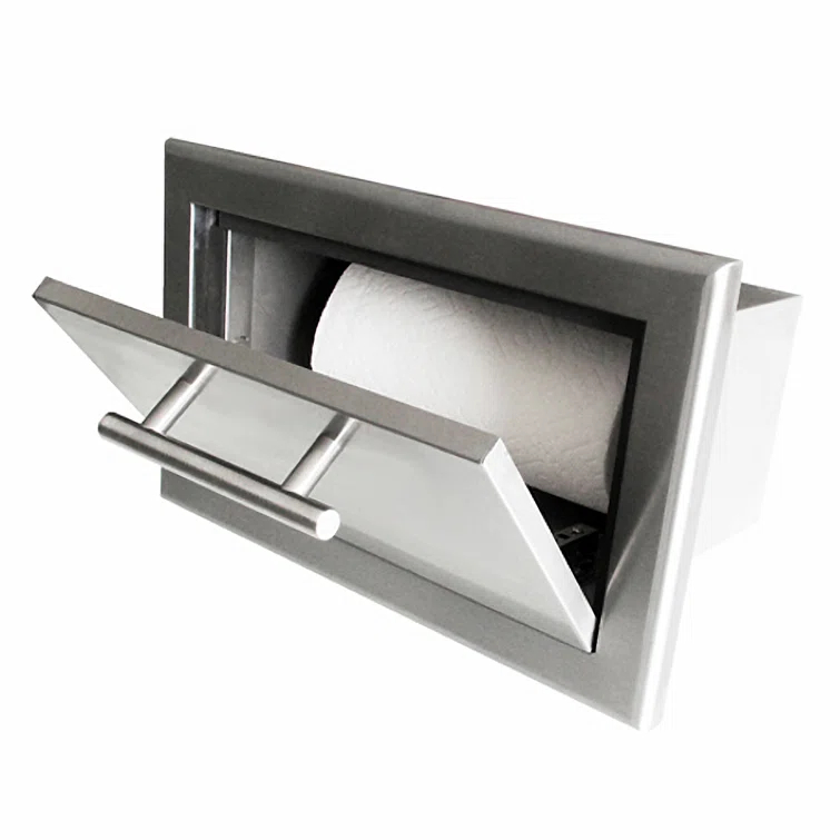 XO Appliance Stainless Steel Wall / Under Cabinet Mounted Paper Towel Holder