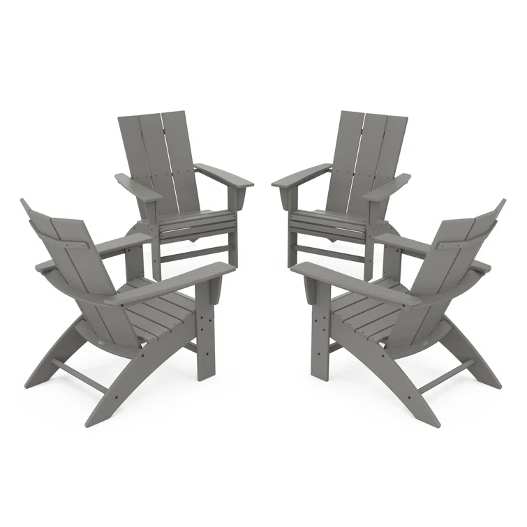 Modern Plastic Adirondack Chair