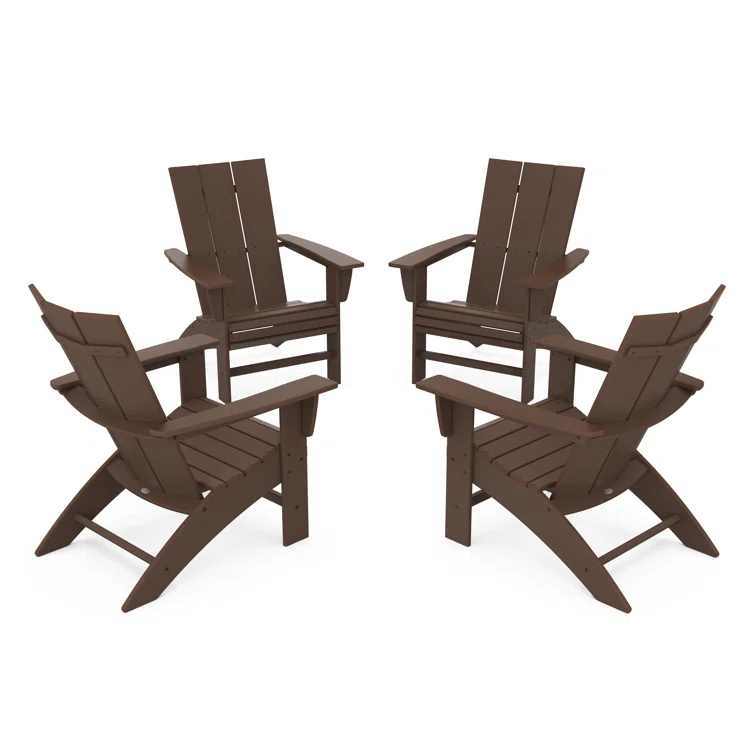Modern Plastic Adirondack Chair