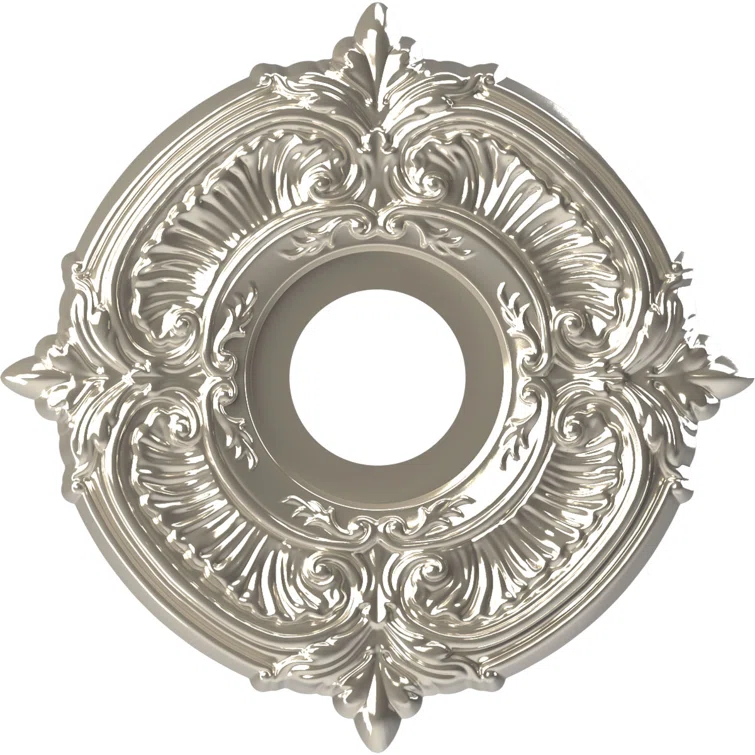 Attica Thermoformed PVC Ceiling Medallion
