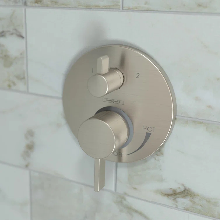 Ecostat HG S Pressure Balance Diverter Faucet Trim with Lever Handle
