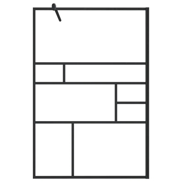 VidaXL Walk-in Shower Enclosure Bathroom Wall Panel Shower Screen ESG Glass