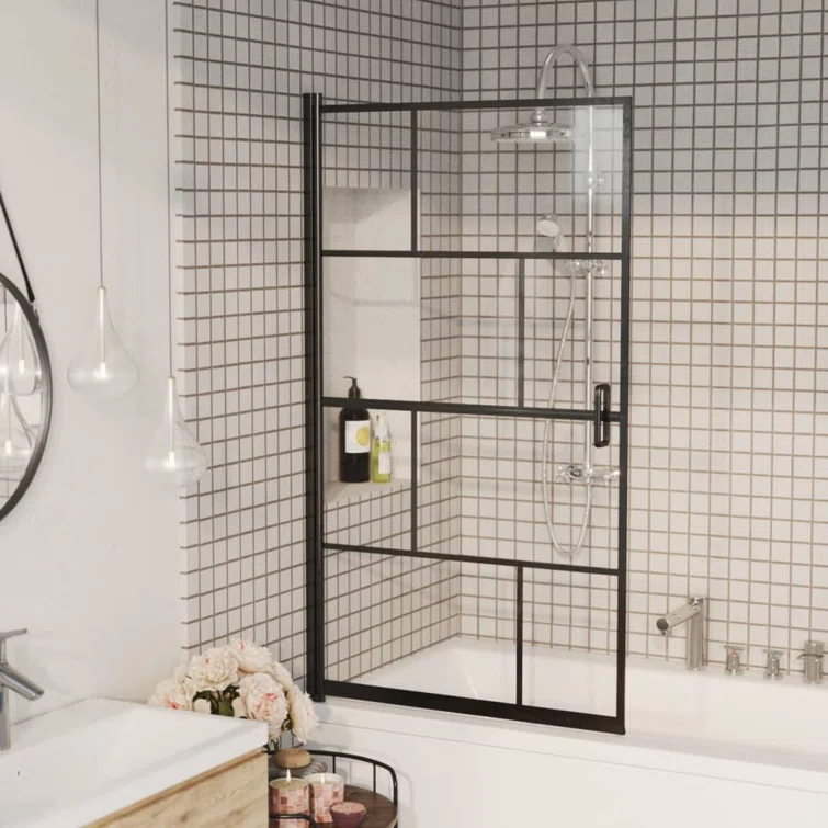 31.5'' W 55.1'' H Framed Rectangle Shower Enclosure