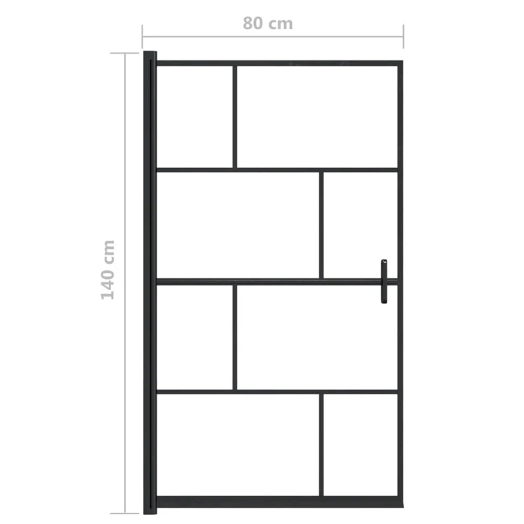 31.5'' W 55.1'' H Framed Rectangle Shower Enclosure