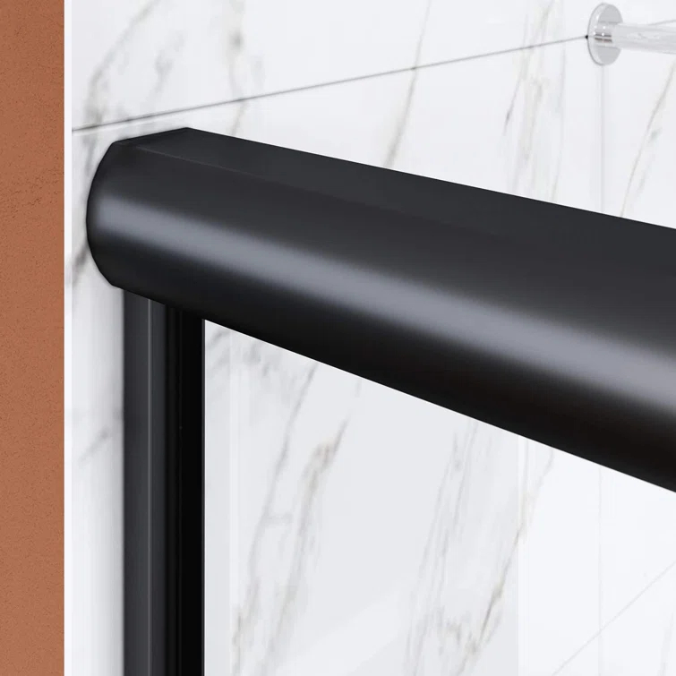 56"-60" W x 57.37" H Semi-Frameless Bypass Tub Door