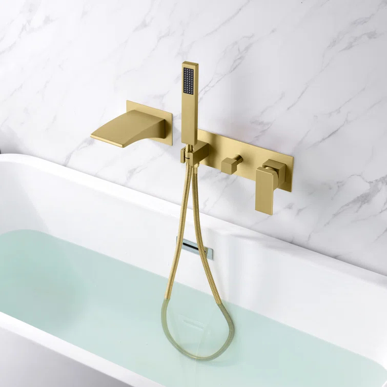 sumerain S2121BGW 1 Handle Bathroom Waterfall Faucet with Diverter