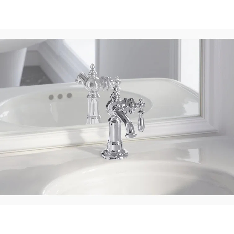 Artifacts® Single Hole Bathroom Faucet with Drain Assembly