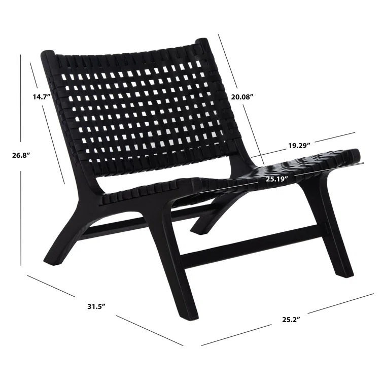 Denman Genuine Leather Side Chair