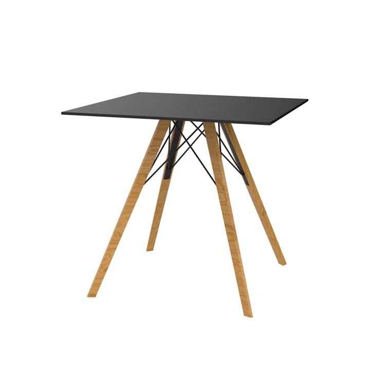 Faz Wood Dining Table Edge Top - Square