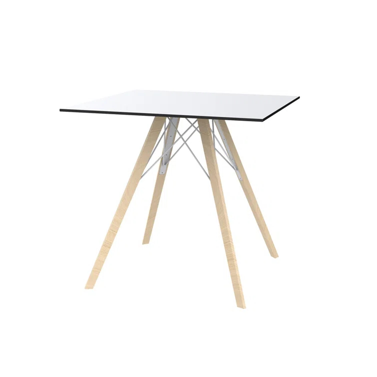 Faz Wood Dining Table Edge Top - Square