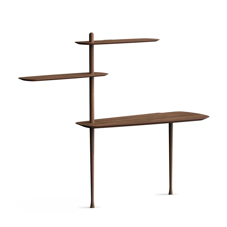 Nomon Unica Oval Solid Wood Leaning / Ladder Desk