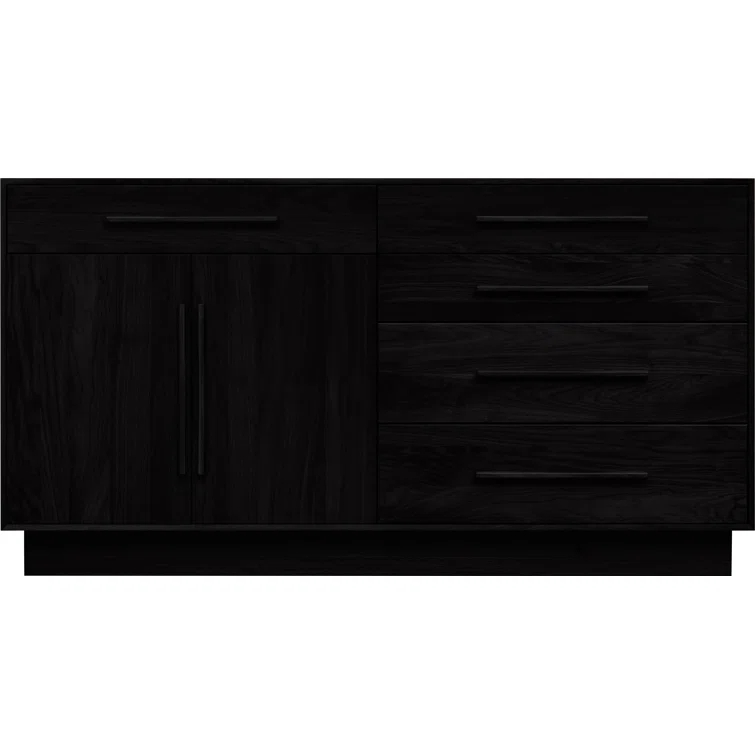 Moduluxe Solid Wood 32.63'' W 5 - Drawer Dresser