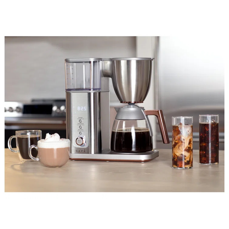 Café C7CDABS2RS3 Café 10-Cup Specialty Drip Coffee Maker with Glass Carafe
