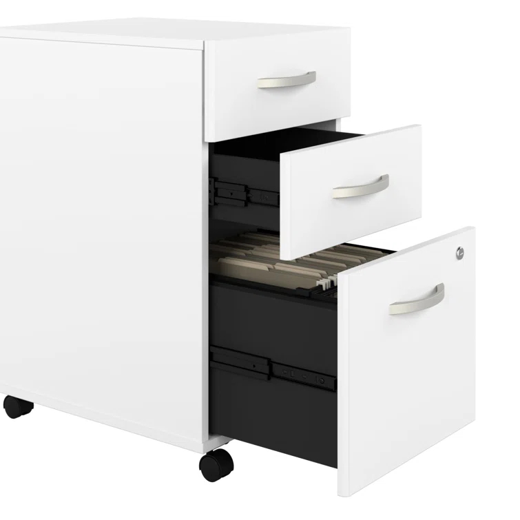 Hybrid L-Shaped Computer Desk Office Set