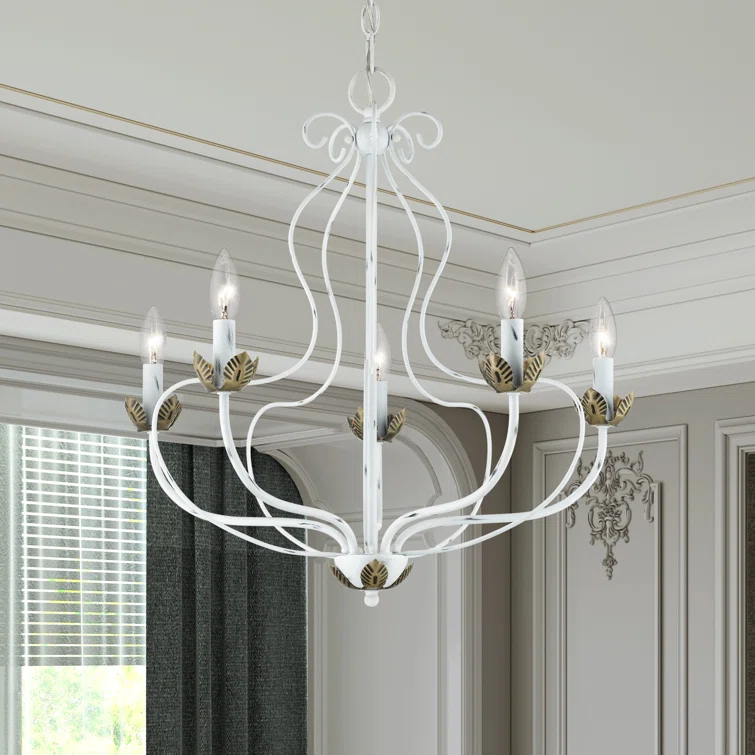 Mallory 5 - Light Dimmable Chandelier