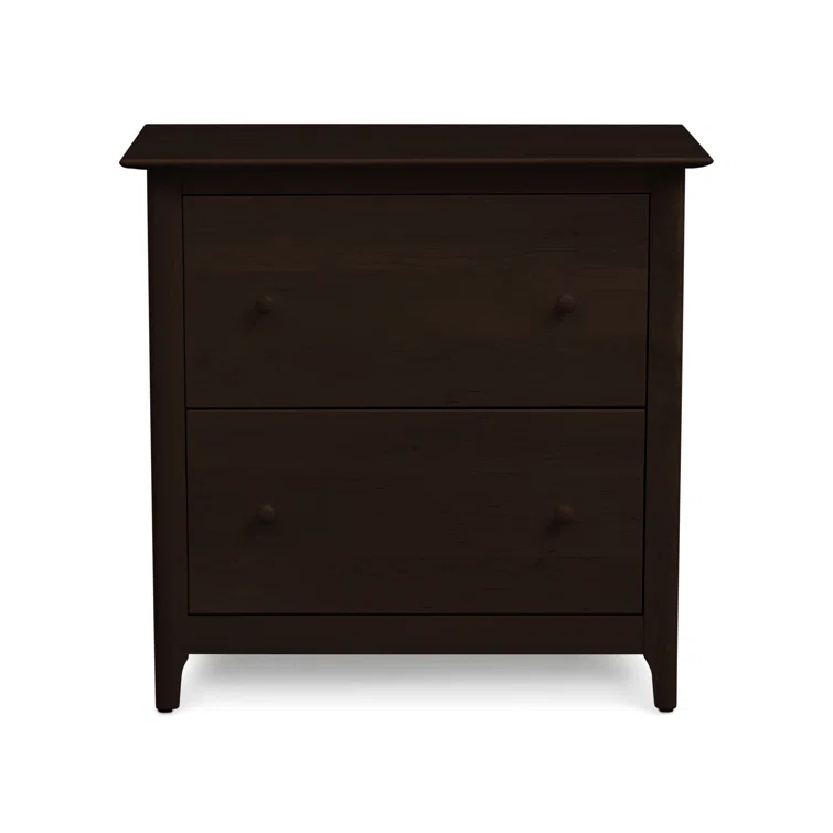 Sarah 32.5'' Wide 2 -Drawer Solid Wood File Cabinet