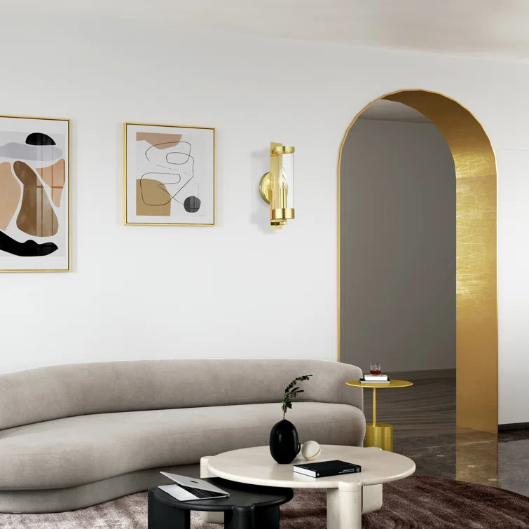 Bernd Steel Candle Wall Light