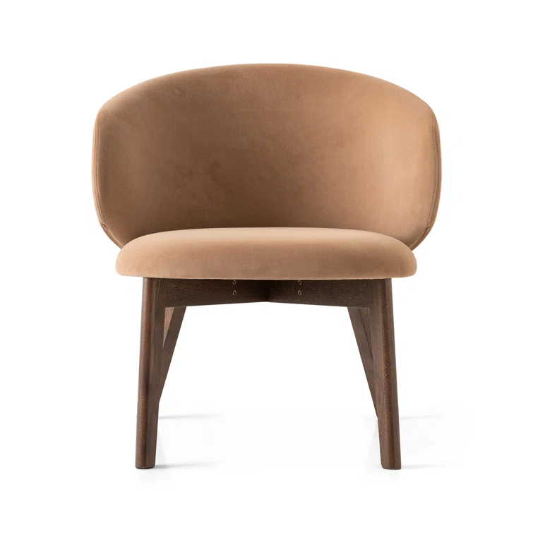 Tuka Upholstered Lounge Chair with Wooden Frame