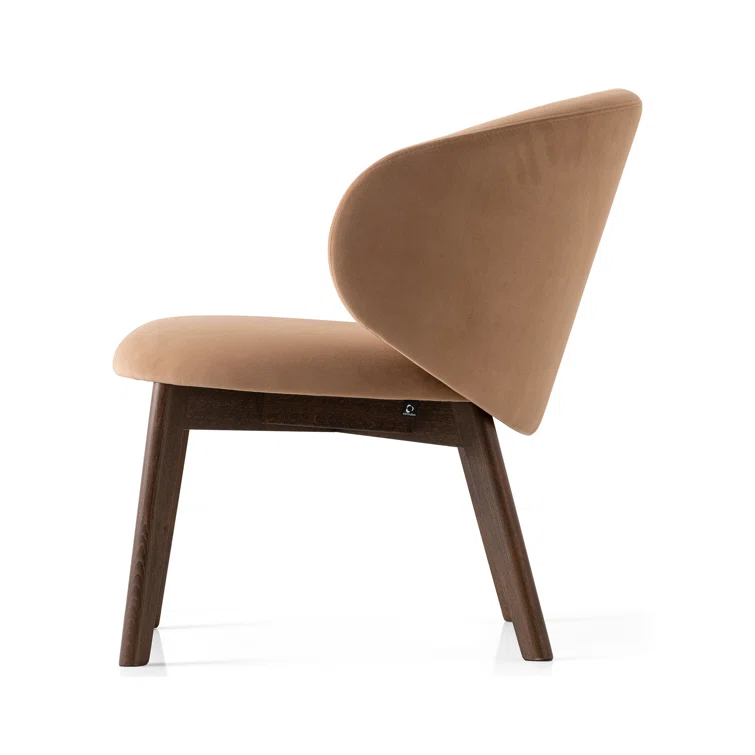 Tuka Upholstered Lounge Chair with Wooden Frame