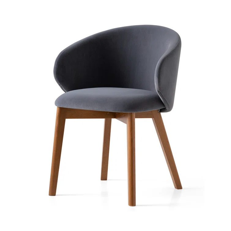 Tuka Upholstered Armchair with Wooden Frame