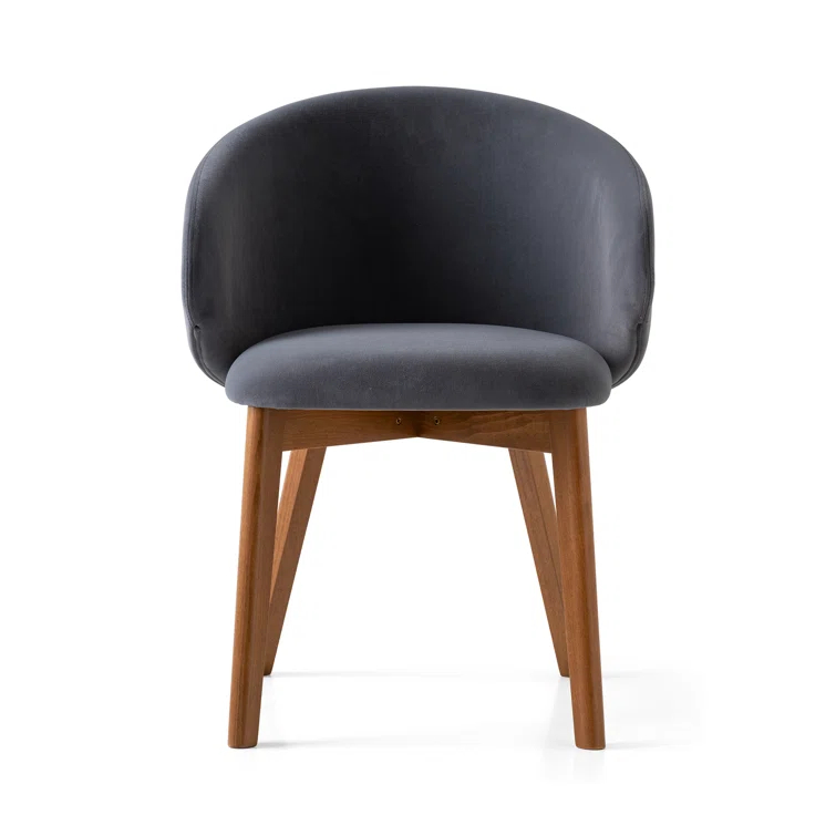 Tuka Upholstered Armchair with Wooden Frame