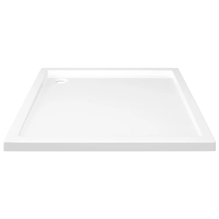 vidaXL Shower Base Tray, Non-slip Bathroom Shower Pan, Reinforced ABS