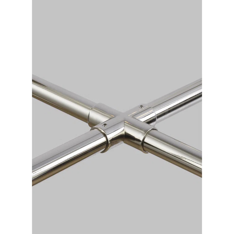 Bayview Aged Iron 8-Light Modern Linear Candle Chandelier
