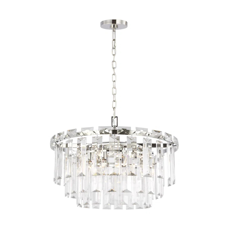 Everly Quinn Dimmable Tiered Chandelier