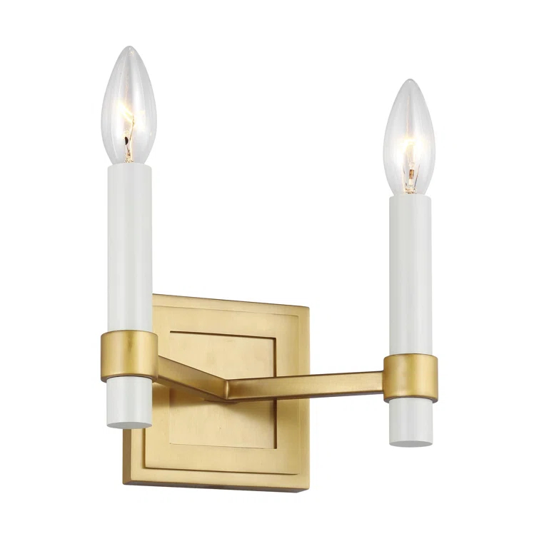 Annabel Steel Candle Wall Light