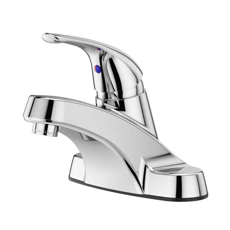 Single Hole Bathroom Faucet with Drain Assembly
