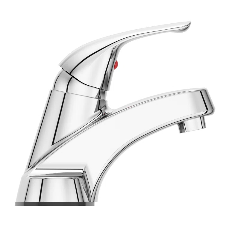 Single Hole Bathroom Faucet with Drain Assembly