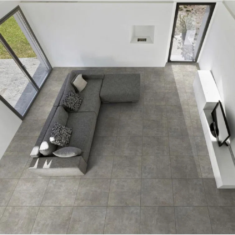 Bond Tile Fontana 24" x 24" Porcelain Concrete Look Wall & Floor Tile (15.49 SQFT / Box)