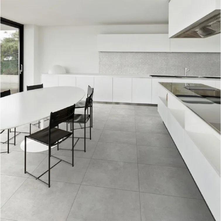 Bond Tile Fontana 24" x 24" Porcelain Concrete Look Wall & Floor Tile (15.49 SQFT / Box)