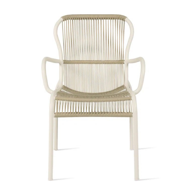 Alsop Indoor / Outdoor Dining Chair - Beige/Stone White