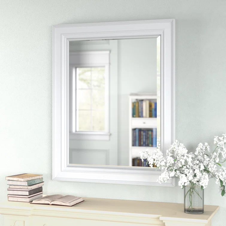Lark Manor™ Bernardi Wood Flat Wall Mirror