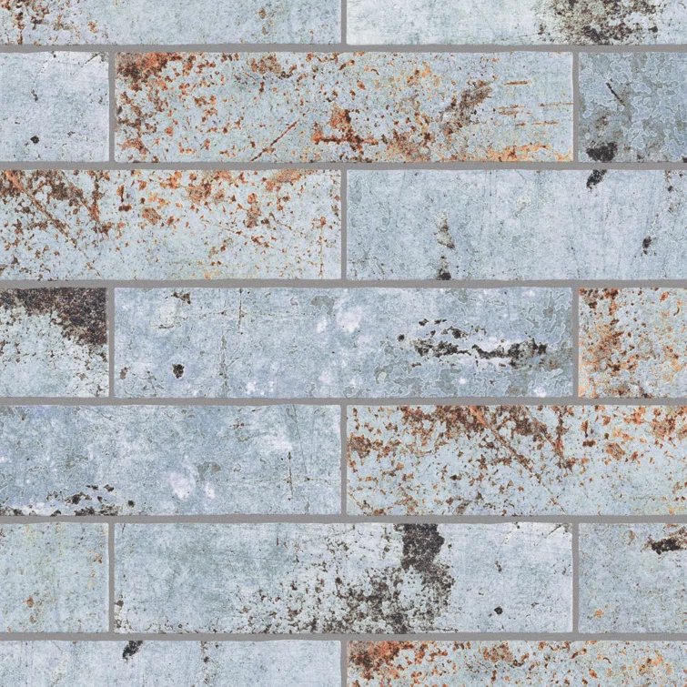 London 3" x 12" Porcelain Brick Look Subway Wall Tile