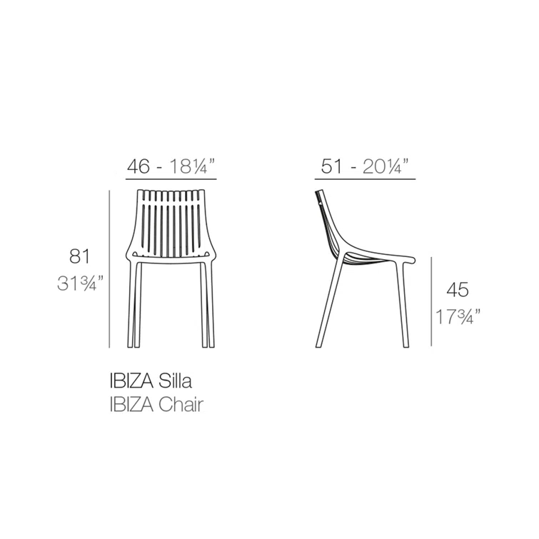 Ibiza Stacking Side Chair