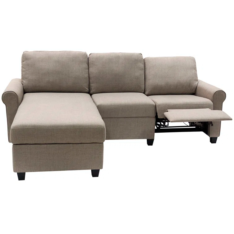 Serta Copenhagen Reclining Sectional Sofa with Storage Chaise