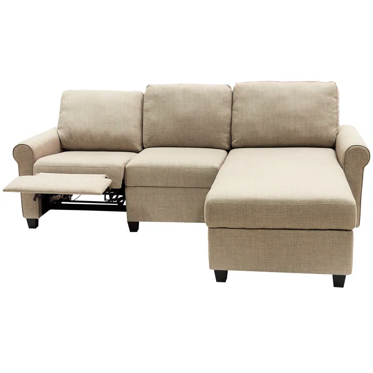 Serta Copenhagen Reclining Sectional Sofa with Storage Chaise