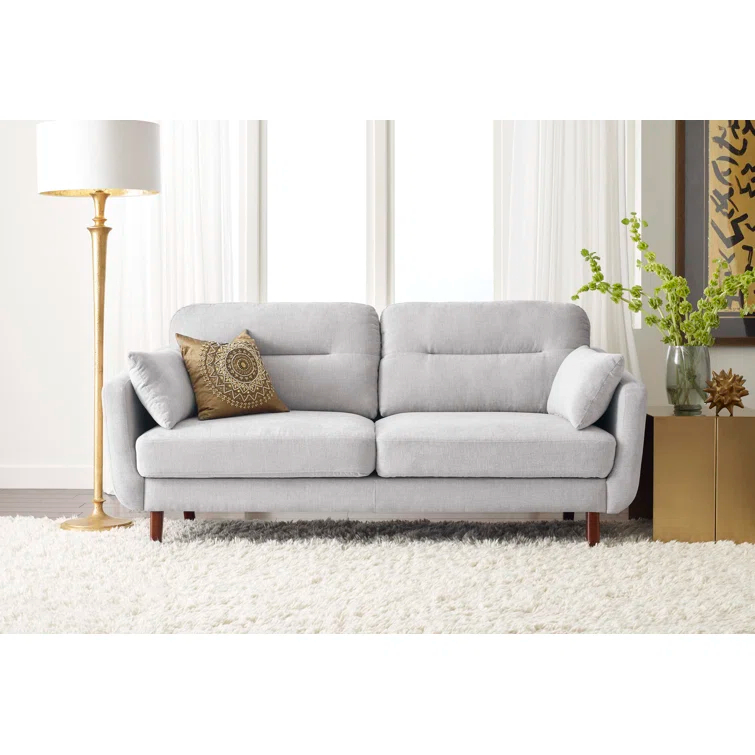 Serta Sierra 73" Linen Flared Arm Sofa